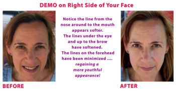 Demo on the Right Side of Your Face. Click for larger image