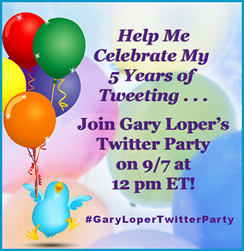 Gary Loper BBR BTR Join My Twitter Party 9 7 13 Life Business Social Media Coach